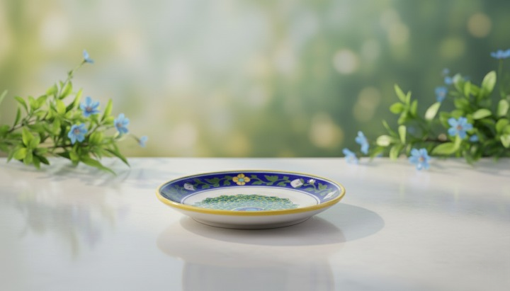 Royal Peacock Decorative Plate