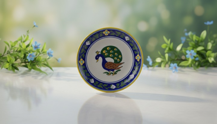 Majestic Plume Decorative Plate
