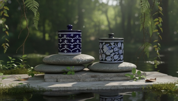 Midnight Motif Jar Duo