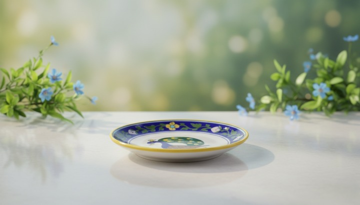 Majestic Plume Decorative Plate